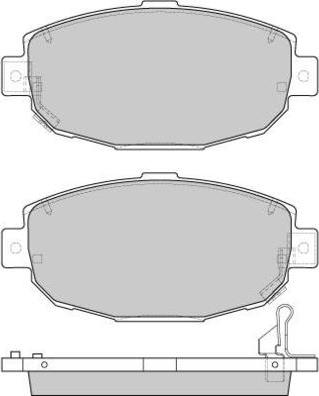 E.T.F. 12-0856 - Тормозные колодки, дисковые, комплект www.autospares.lv