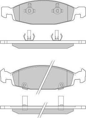 E.T.F. 12-0865 - Bremžu uzliku kompl., Disku bremzes www.autospares.lv