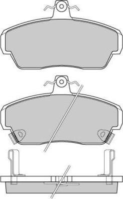 Roadhouse 2635 - Тормозные колодки, дисковые, комплект www.autospares.lv