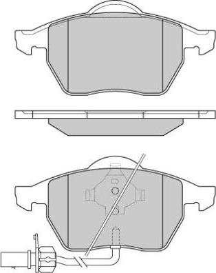 E.T.F. 12-0816 - Тормозные колодки, дисковые, комплект www.autospares.lv