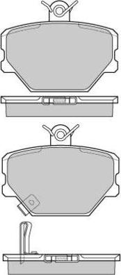 E.T.F. 12-0881 - Тормозные колодки, дисковые, комплект www.autospares.lv