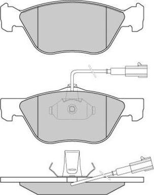 E.T.F. 12-0838 - Тормозные колодки, дисковые, комплект www.autospares.lv