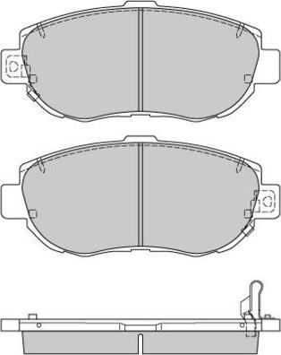 E.T.F. 12-0832 - Тормозные колодки, дисковые, комплект www.autospares.lv