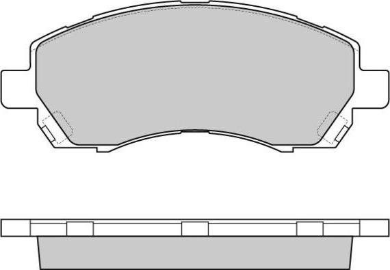 E.T.F. 12-0820 - Brake Pad Set, disc brake www.autospares.lv