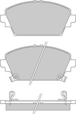 E.T.F. 12-0870 - Bremžu uzliku kompl., Disku bremzes www.autospares.lv