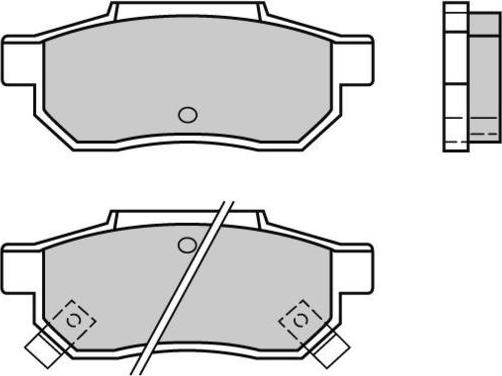 Mintex MDB1375 - Bremžu uzliku kompl., Disku bremzes www.autospares.lv