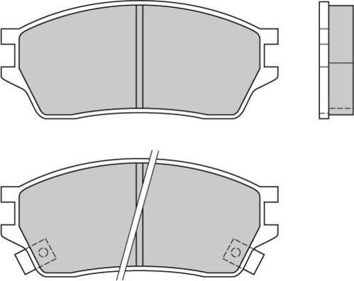 Roadhouse 2243.00 - Тормозные колодки, дисковые, комплект www.autospares.lv