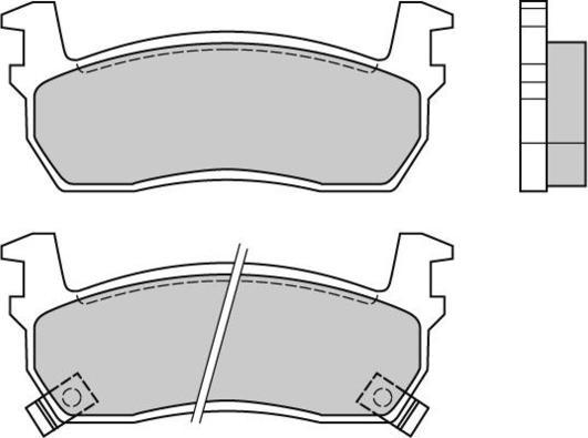 E.T.F. 12-0348 - Bremžu uzliku kompl., Disku bremzes www.autospares.lv