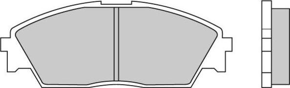 E.T.F. 12-0350 - Тормозные колодки, дисковые, комплект www.autospares.lv