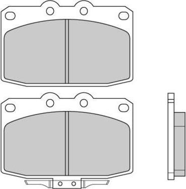 E.T.F. 12-0369 - Bremžu uzliku kompl., Disku bremzes www.autospares.lv