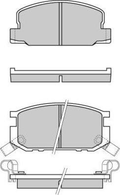 E.T.F. 12-0308 - Bremžu uzliku kompl., Disku bremzes autospares.lv