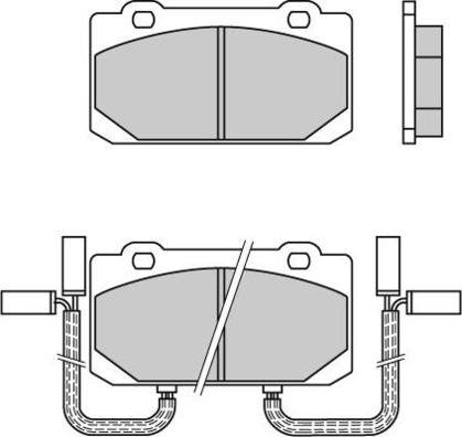 E.T.F. 12-0319 - Bremžu uzliku kompl., Disku bremzes autospares.lv