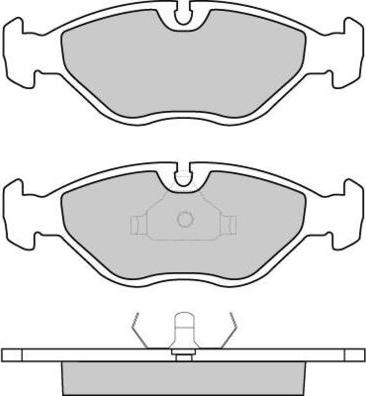 E.T.F. 12-0380 - Bremžu uzliku kompl., Disku bremzes www.autospares.lv