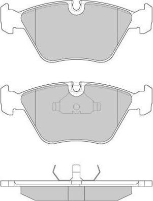 E.T.F. 12-0381 - Тормозные колодки, дисковые, комплект www.autospares.lv