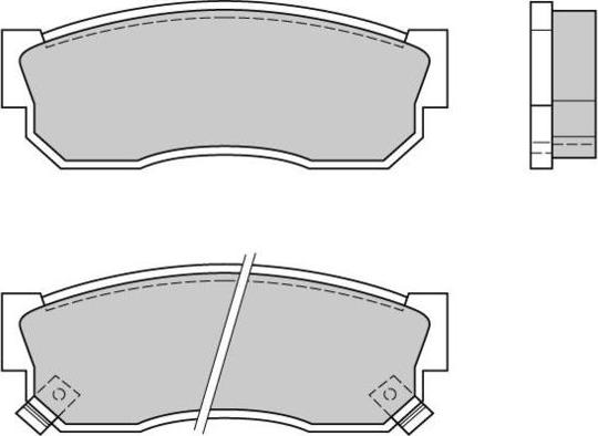 E.T.F. 12-0388 - Bremžu uzliku kompl., Disku bremzes www.autospares.lv