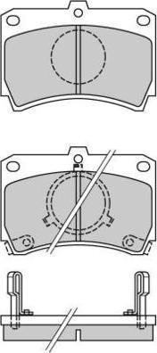 E.T.F. 12-0327 - Bremžu uzliku kompl., Disku bremzes autospares.lv