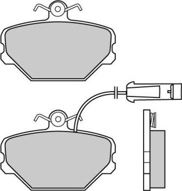 E.T.F. 12-0375 - Brake Pad Set, disc brake www.autospares.lv