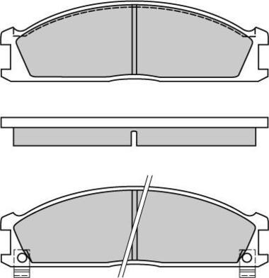 E.T.F. 12-0370 - Bremžu uzliku kompl., Disku bremzes autospares.lv