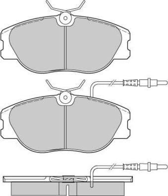 E.T.F. 12-0373 - Bremžu uzliku kompl., Disku bremzes autospares.lv