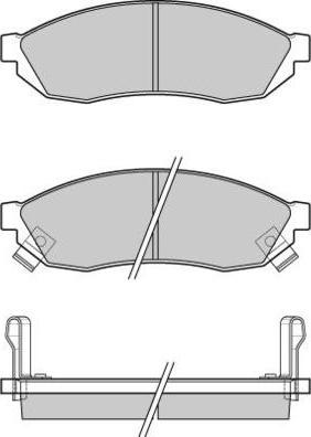 E.T.F. 12-0290 - Bremžu uzliku kompl., Disku bremzes www.autospares.lv