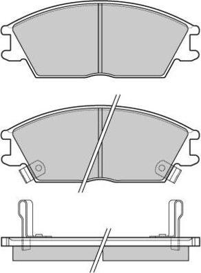 E.T.F. 12-0293 - Bremžu uzliku kompl., Disku bremzes www.autospares.lv