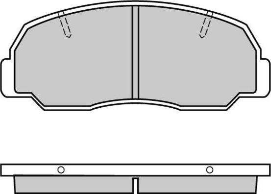 E.T.F. 12-0297 - Brake Pad Set, disc brake www.autospares.lv