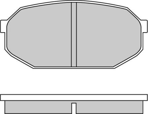 Remsa 148 00 - Тормозные колодки, дисковые, комплект www.autospares.lv