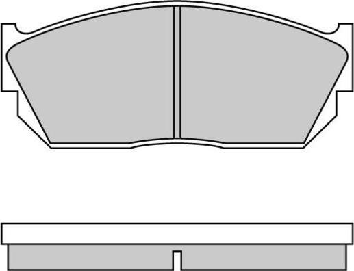 E.T.F. 12-0245 - Brake Pad Set, disc brake www.autospares.lv