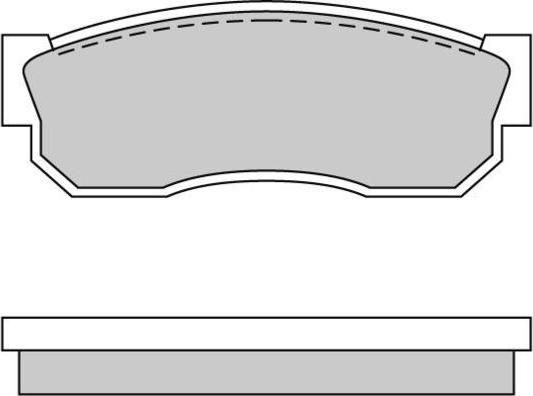 E.T.F. 12-0246 - Brake Pad Set, disc brake www.autospares.lv