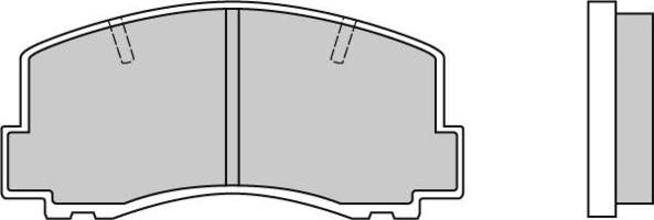 E.T.F. 12-0256 - Brake Pad Set, disc brake www.autospares.lv