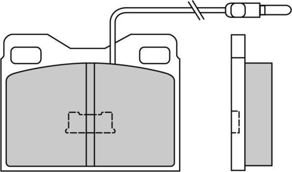 E.T.F. 12-0264 - Тормозные колодки, дисковые, комплект www.autospares.lv