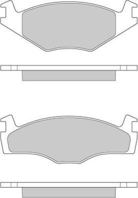 E.T.F. 12-0260 - Brake Pad Set, disc brake www.autospares.lv