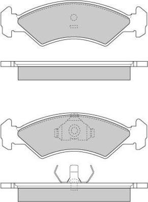 E.T.F. 12-0263 - Bremžu uzliku kompl., Disku bremzes www.autospares.lv