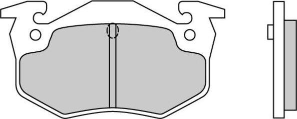 E.T.F. 12-0217 - Bremžu uzliku kompl., Disku bremzes autospares.lv