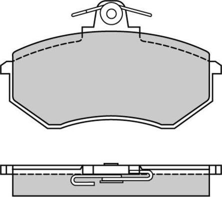 E.T.F. 12-0287 - Тормозные колодки, дисковые, комплект www.autospares.lv