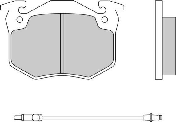 E.T.F. 12-0230 - Bremžu uzliku kompl., Disku bremzes autospares.lv