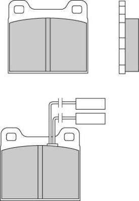 E.T.F. 12-0224 - Bremžu uzliku kompl., Disku bremzes www.autospares.lv