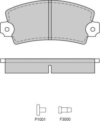 E.T.F. 12-0220 - Bremžu uzliku kompl., Disku bremzes autospares.lv