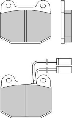 E.T.F. 12-0274 - Bremžu uzliku kompl., Disku bremzes www.autospares.lv