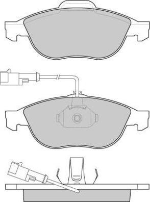 E.T.F. 12-0746 - Bremžu uzliku kompl., Disku bremzes autospares.lv