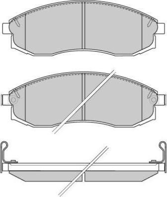 E.T.F. 12-0743 - Тормозные колодки, дисковые, комплект www.autospares.lv