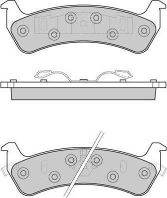 Borg & Beck PAD1013 - Bremžu uzliku kompl., Disku bremzes www.autospares.lv