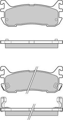 E.T.F. 12-0759 - Bremžu uzliku kompl., Disku bremzes www.autospares.lv