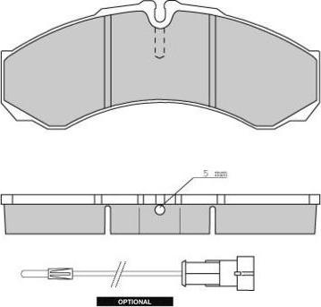 E.T.F. 12-0706 - Bremžu uzliku kompl., Disku bremzes www.autospares.lv