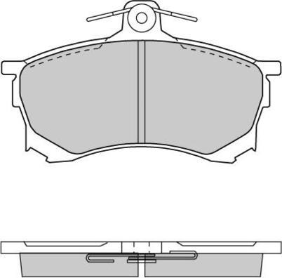 E.T.F. 12-0700 - Bremžu uzliku kompl., Disku bremzes www.autospares.lv