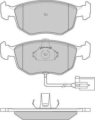 E.T.F. 12-0707 - Bremžu uzliku kompl., Disku bremzes www.autospares.lv