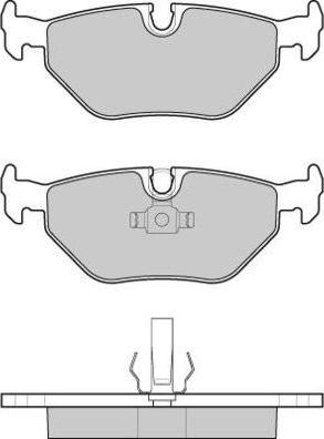 E.T.F. 12-0710 - Brake Pad Set, disc brake www.autospares.lv