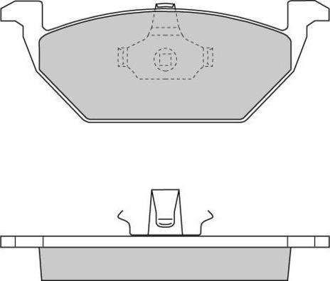 E.T.F. 12-0712 - Тормозные колодки, дисковые, комплект www.autospares.lv