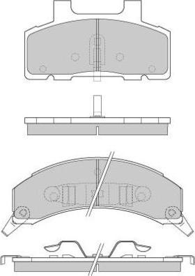 ACDelco AC058460D - Bremžu uzliku kompl., Disku bremzes www.autospares.lv