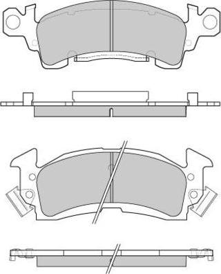 E.T.F. 12-0781 - Bremžu uzliku kompl., Disku bremzes www.autospares.lv